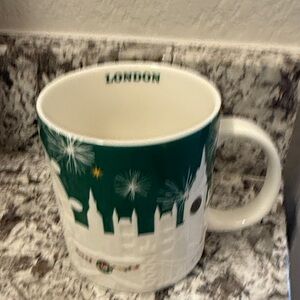 Starbucks raised relief London mug excellent condition no chips or cracks